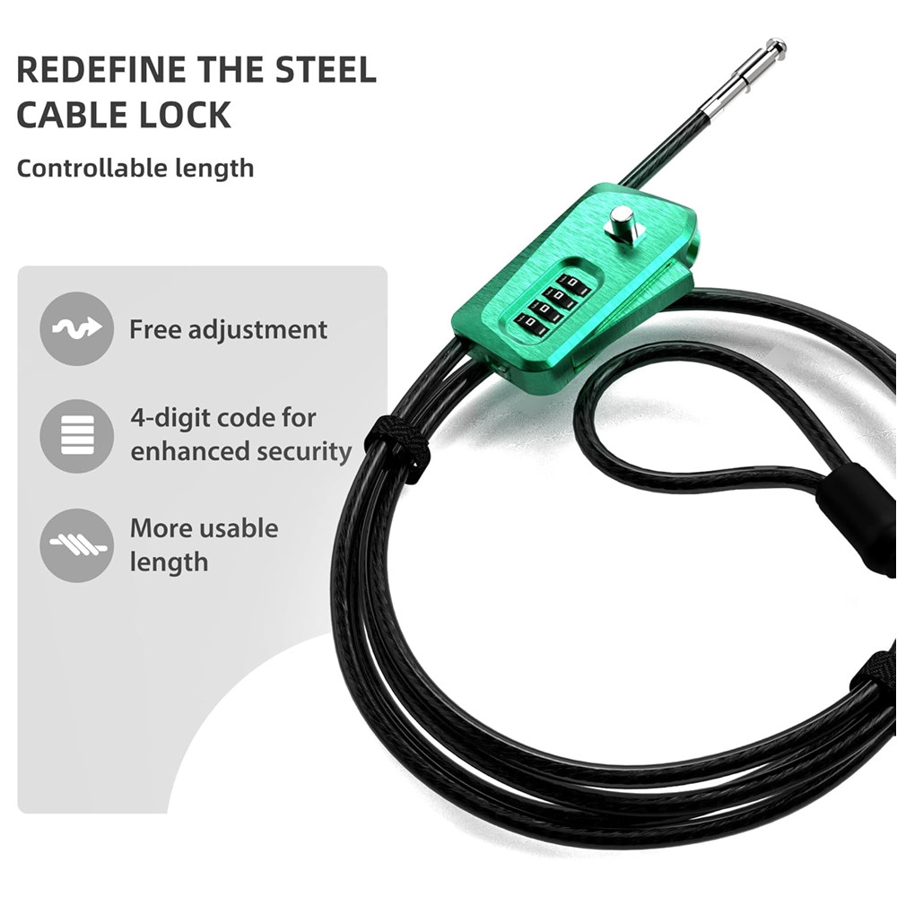 파이썬 케이블 자물쇠 (자전거, 스쿠터, 트레일 카메라 - Cable Lock Flexible 리뷰 및 가격