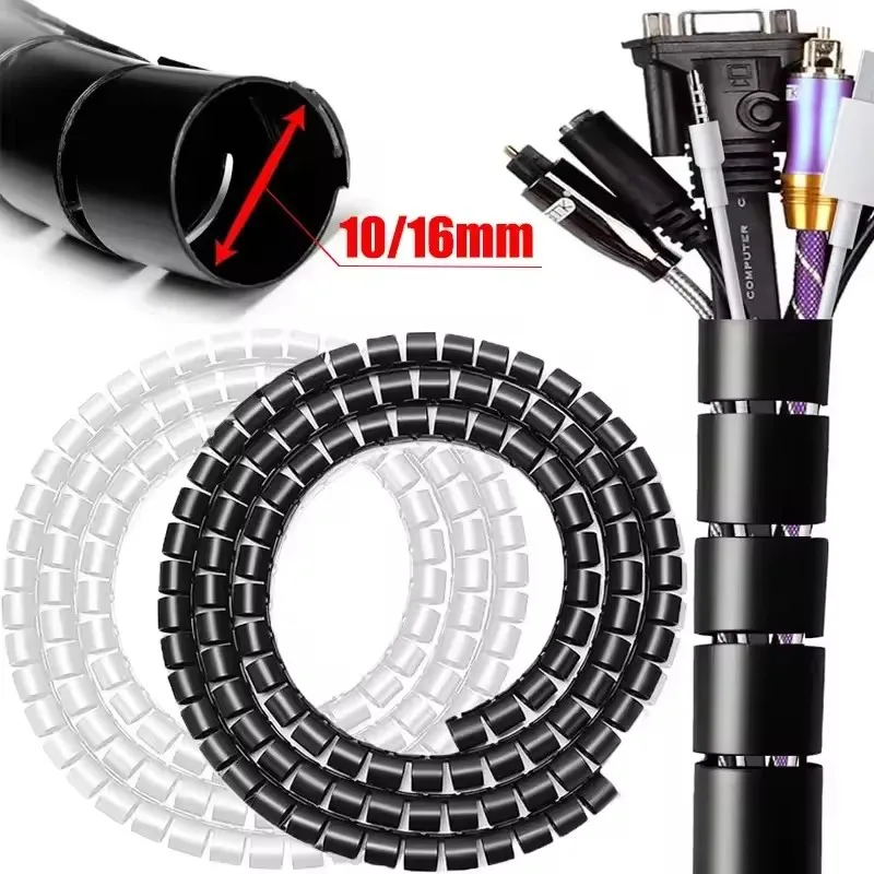 2M/1M 유연한 나선형 케이블 와이어 보호기 케이블  - Cable Lock Flexible 리뷰 및 가격